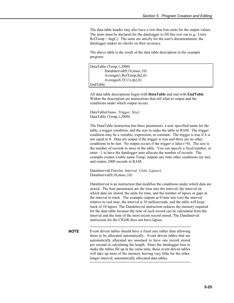 Campbell Scientific RTDAQ Software User Manual | Page 85 / 368