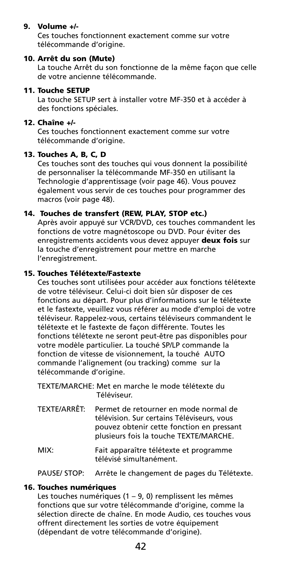 Aiwa MF-350 User Manual | Page 43 / 73