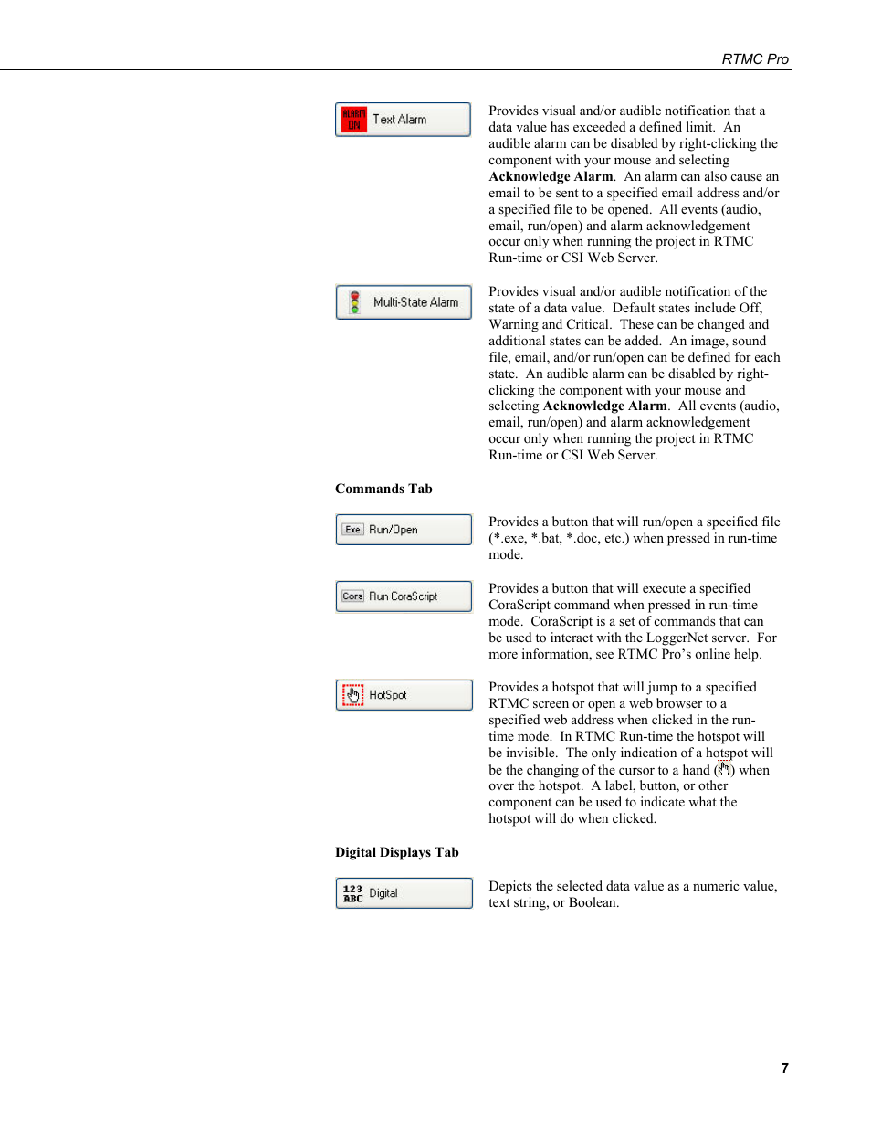 Campbell Scientific RTMC Pro Real-Time Monitor and Control Professional Software User Manual | Page 13 / 76