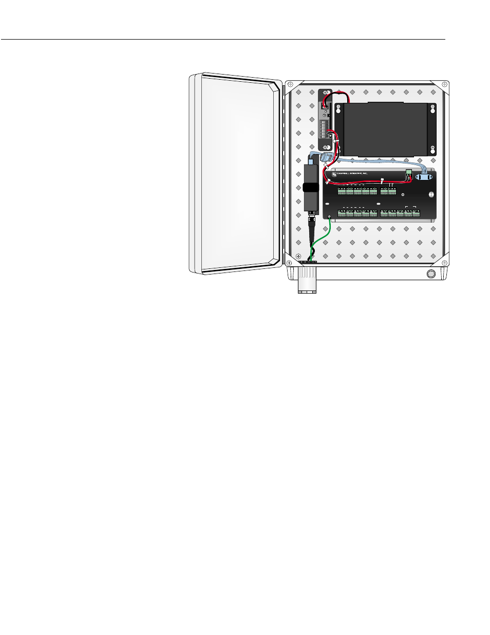 Programming the datalogger, 1 data packets, 2 data packet transmission | Sat argos 3, Figure 1-2. sat argos with enclosure, Int ext ext battbatt off on chg chg +12 +12 | Campbell Scientific SAT ARGOS Argos Transmitter User Manual | Page 9 / 16