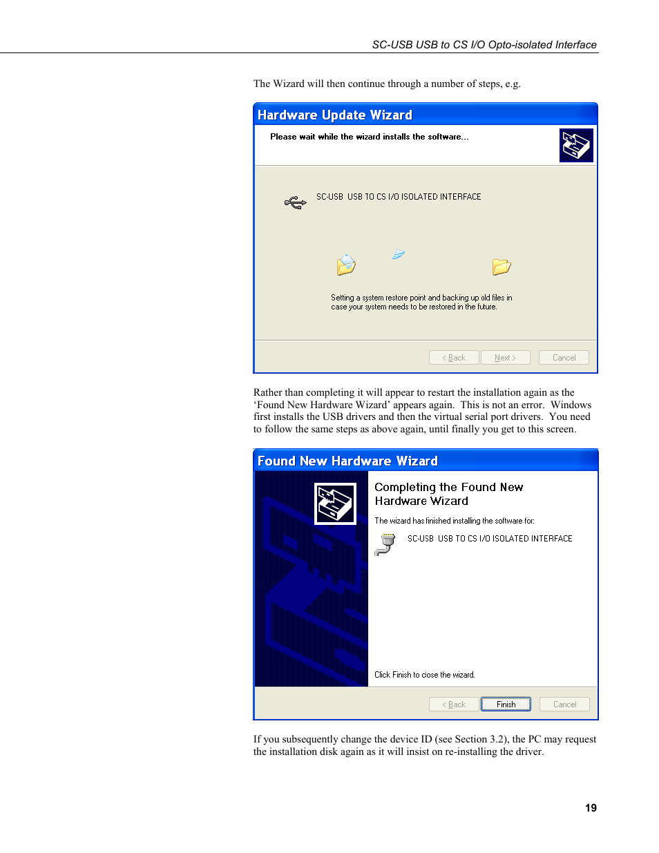 Campbell Scientific SC-USB USB to CS I/O Optically Isolated Interface User Manual | Page 25 / 36