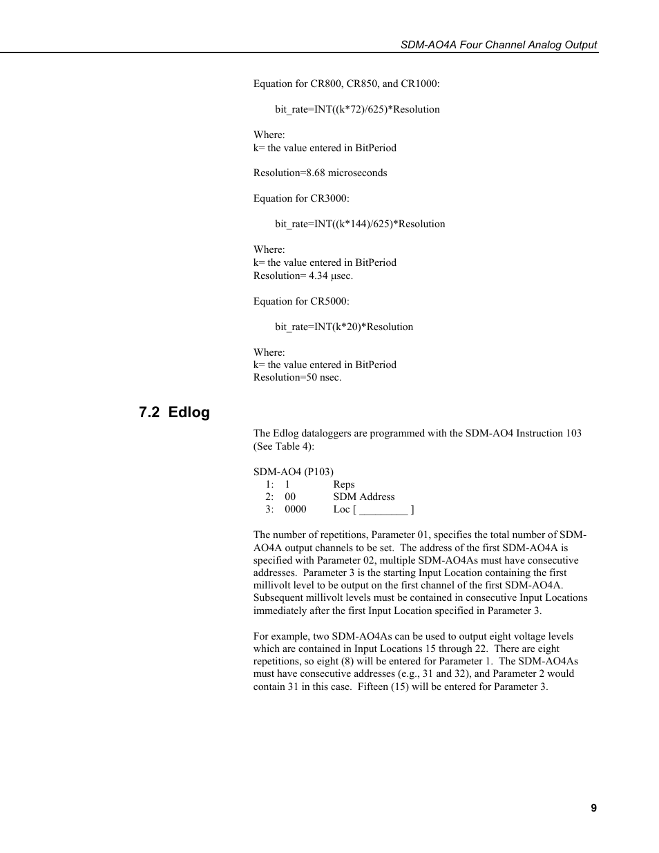 2 edlog | Campbell Scientific SDM-AO4A Four Channel Analog Output Module User Manual | Page 13 / 20