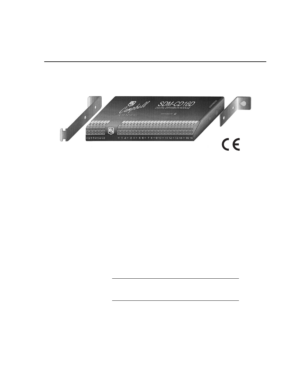 Introduction | Campbell Scientific SDM-CD16D 16-Channel Digital Control Port Expansion Module User Manual | Page 5 / 20