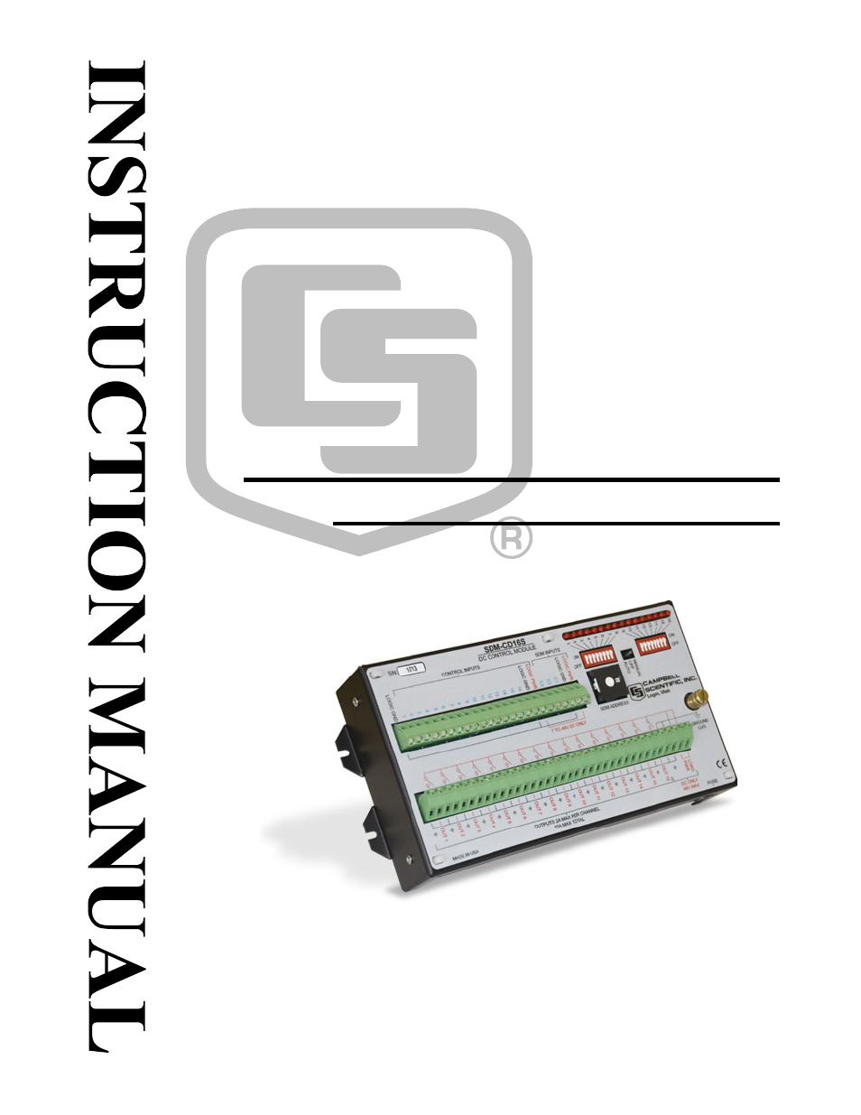 Campbell Scientific SDM-CD16S 16-Channel Solid State DC Relay Controller Module User Manual | 30 pages