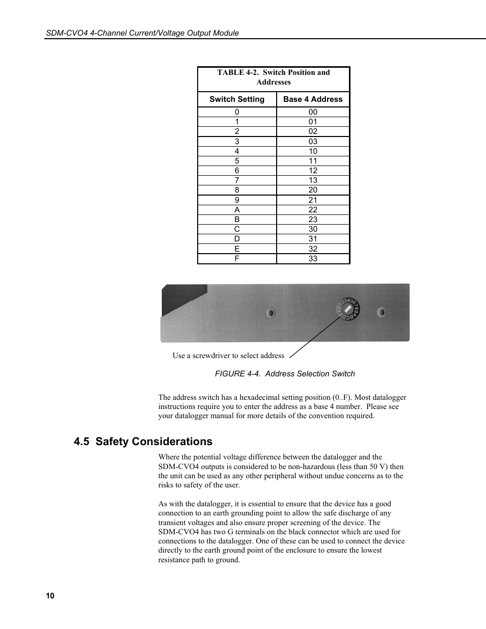 5 safety considerations | Campbell Scientific SDM-CVO4 4-Channel Current/Voltage Output Module User Manual | Page 14 / 30