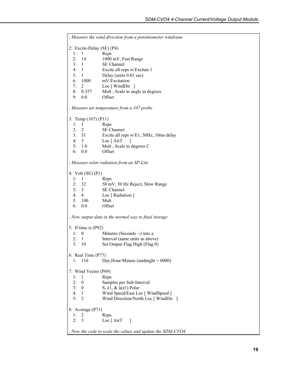 Campbell Scientific SDM-CVO4 4-Channel Current/Voltage Output Module User Manual | Page 23 / 30