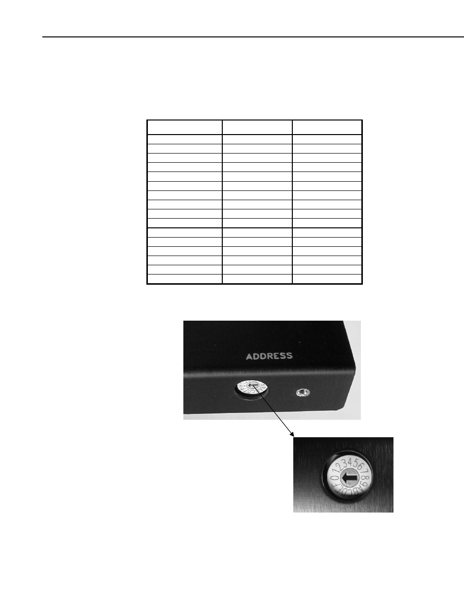 Address selection switches | Campbell Scientific SDM-IO16 16-Channel Input/Output Expansion Module User Manual | Page 14 / 44