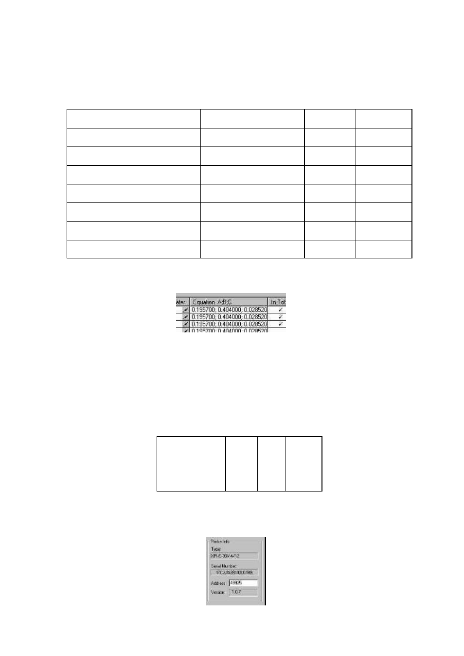 Step 6 – changing the calibration coefficients, Step 7 – addressing the probe | Campbell Scientific Sentek TriSCAN® Manual v 1.2a User Manual | Page 21 / 61