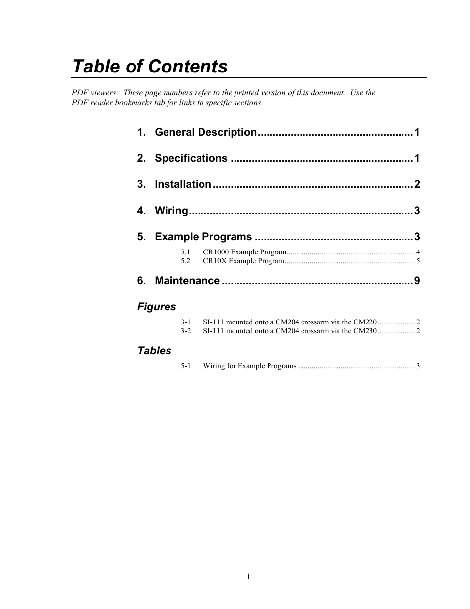 Campbell Scientific SI-111 (IRR-P) Precision Infrared Radiometer User Manual | Page 5 / 18