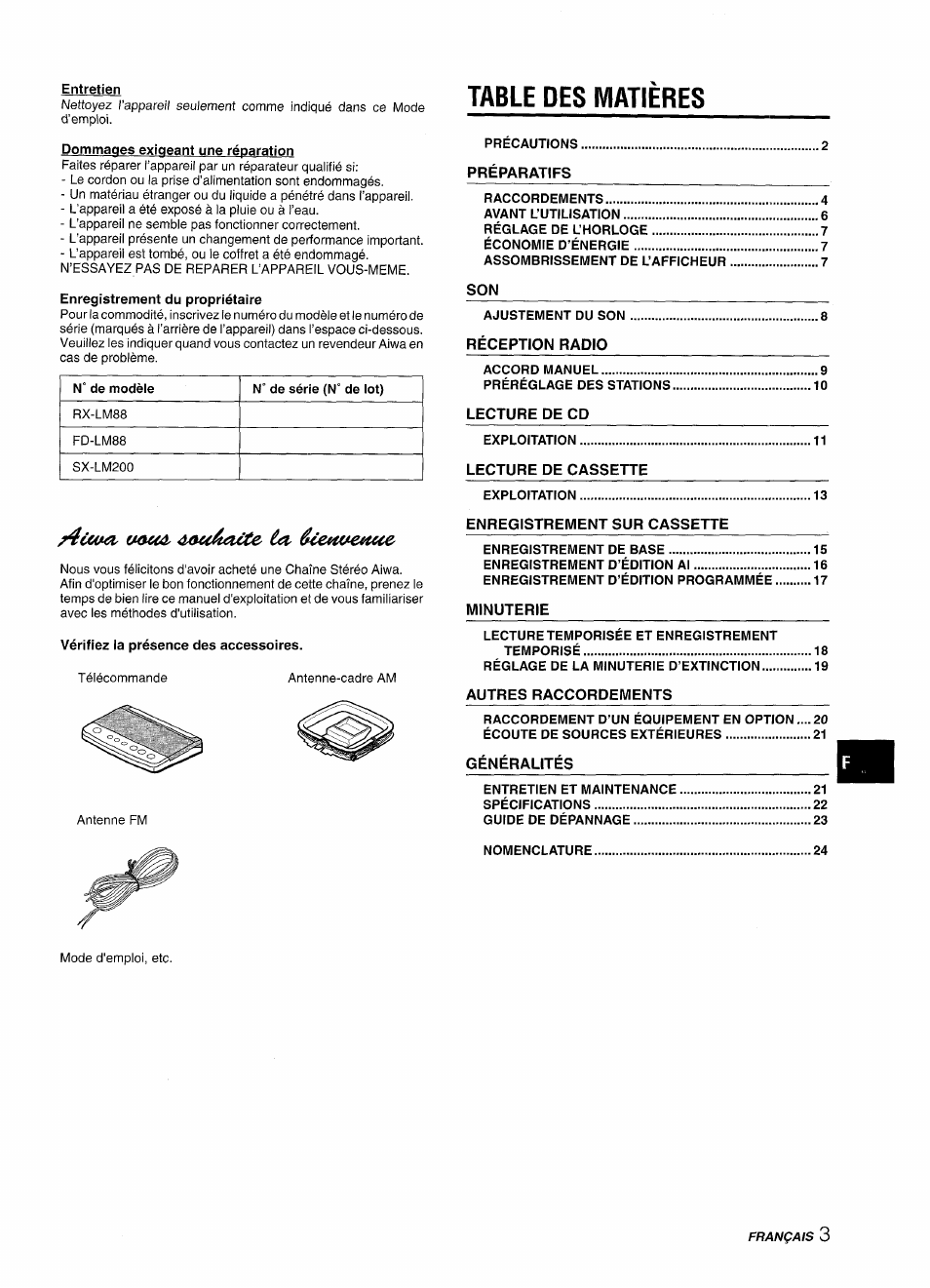 Aiwa XR-M88 User Manual | Page 51 / 76