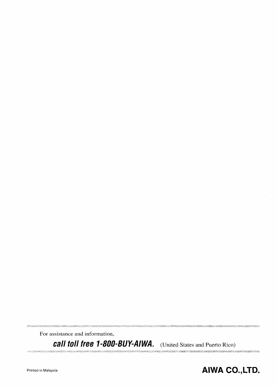 Aiwa co.,ltd | Aiwa XR-M88 User Manual | Page 76 / 76