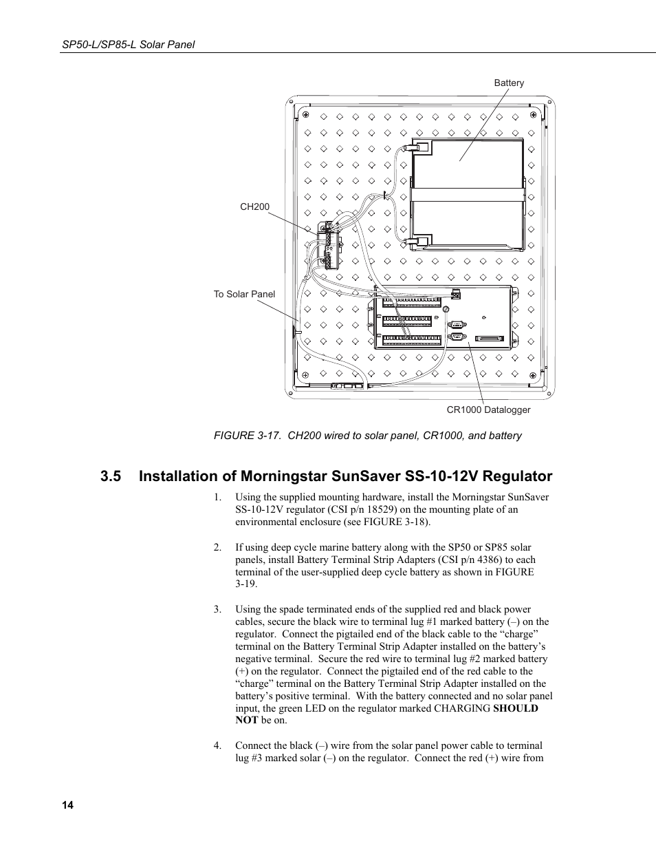 Sp50-l/sp85-l solar panel | Campbell Scientific SP50-L/SP85-L Solar Panel User Manual | Page 20 / 26