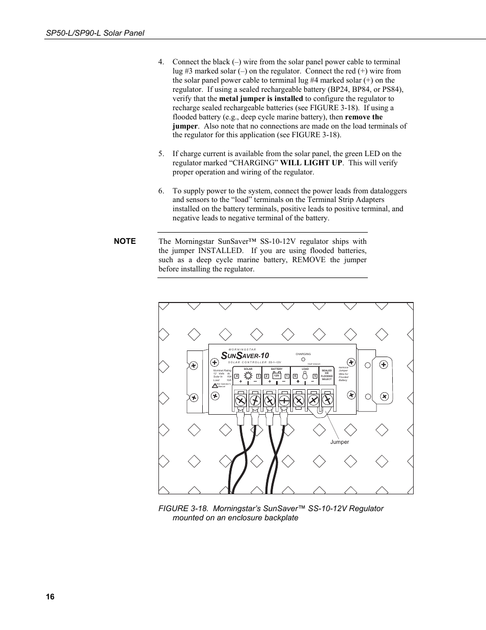 Enclosure backplate | Campbell Scientific SP50-L/SP90-L Solar Panel User Manual | Page 22 / 26