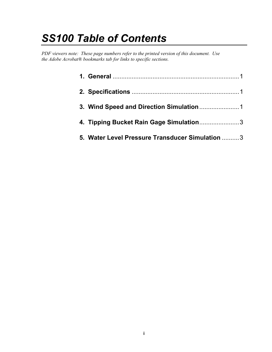 Campbell Scientific SS100 Sensor Simulator User Manual | Page 3 / 10