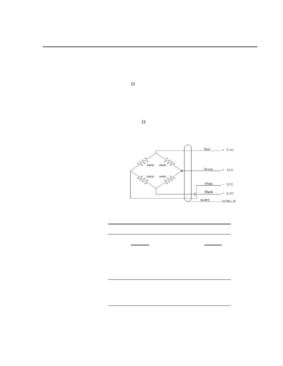 Section 4. wiring, 1 initial check-out, 2 excitation voltage | Wiring -1, Initial check-out -1, Excitation voltage -1, 1. st350 electrical wiring diagram -1 | Campbell Scientific ST350 Strain Transducer for Structural Testing User Manual | Page 13 / 50