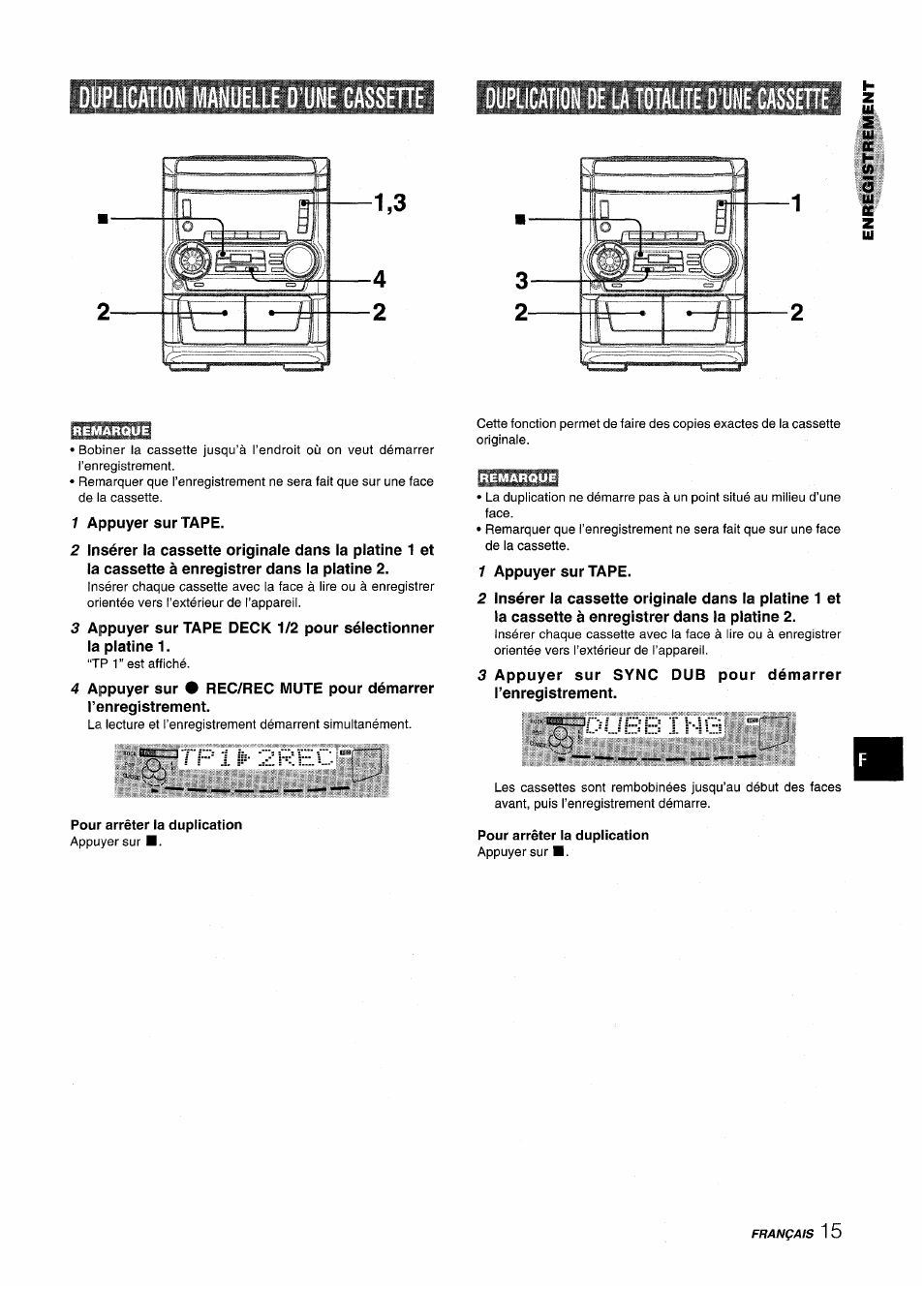 Dure: t h0 | Aiwa NSX-A555 User Manual | Page 59 / 68