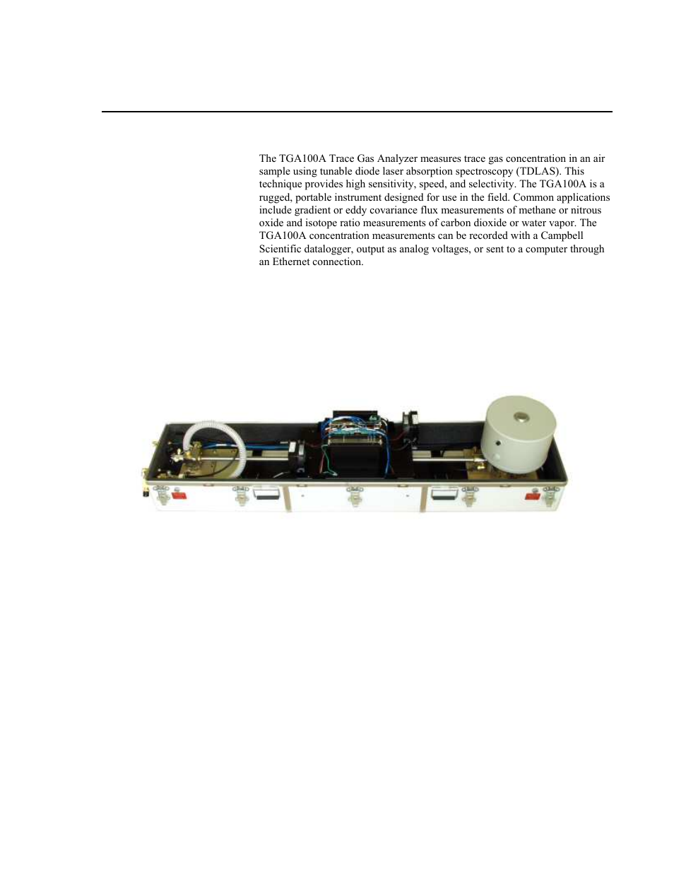 Campbell Scientific TGA100A Overview User Manual | 14 pages