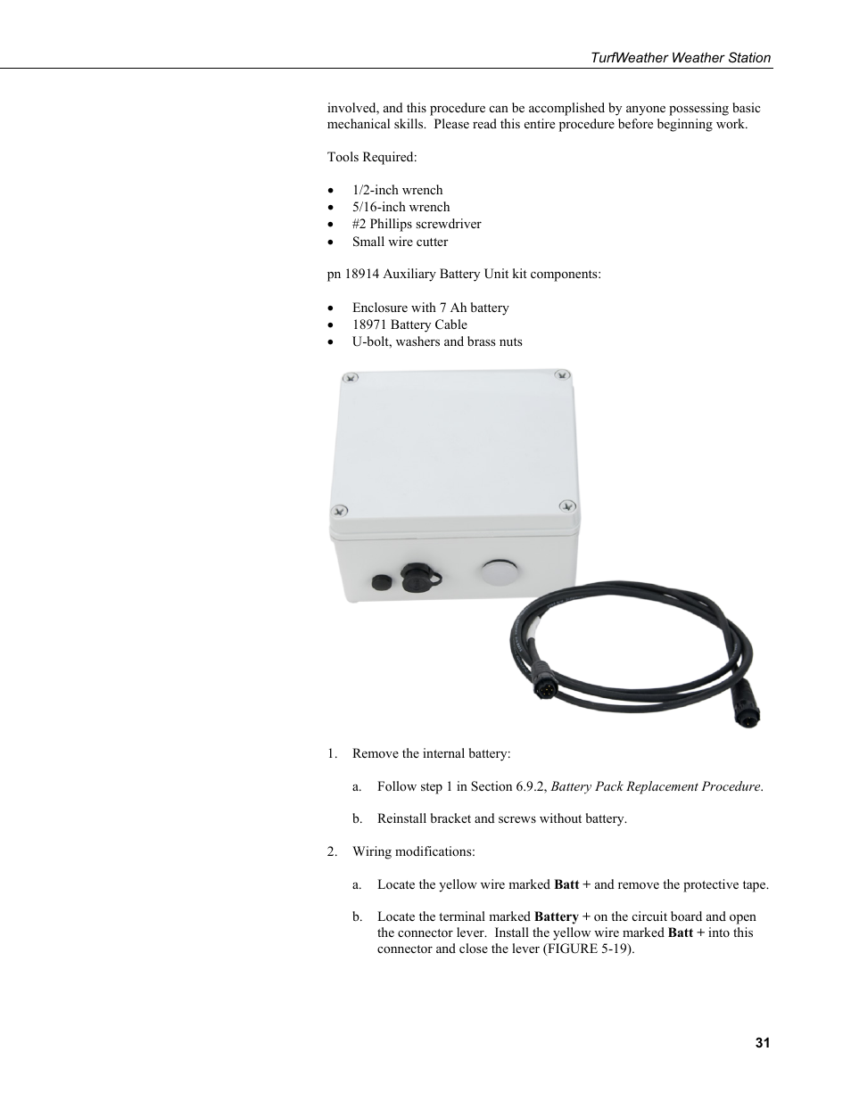 Campbell Scientific TurfWeather Weather Station User Manual | Page 41 / 76