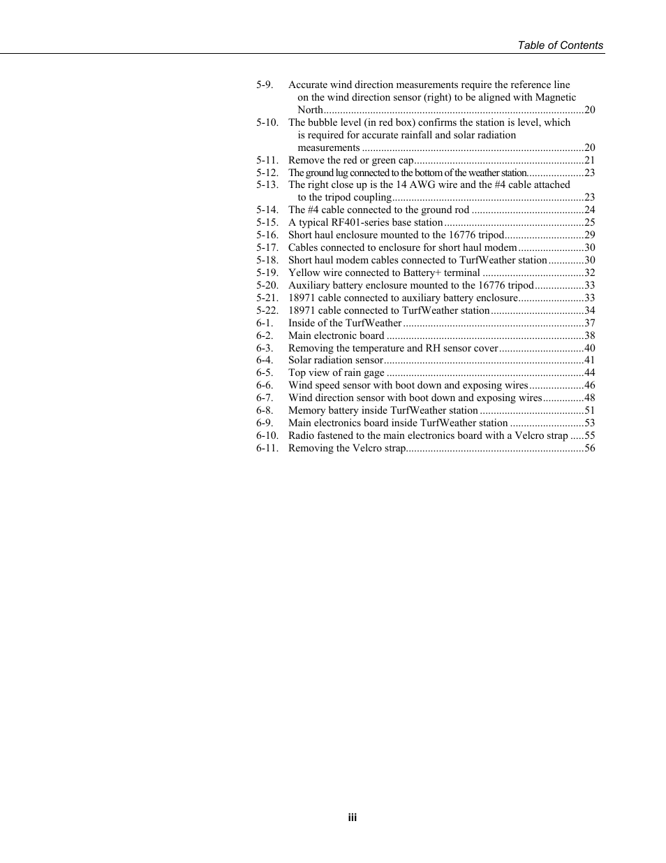 Campbell Scientific TurfWeather Weather Station User Manual | Page 9 / 76