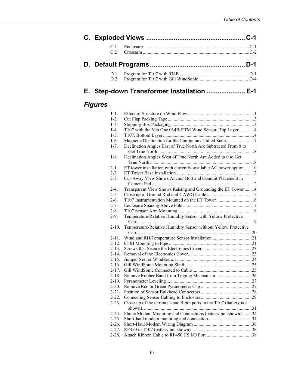 Figures | Campbell Scientific T.Weather T107 Toro Weather Station User Manual | Page 7 / 106