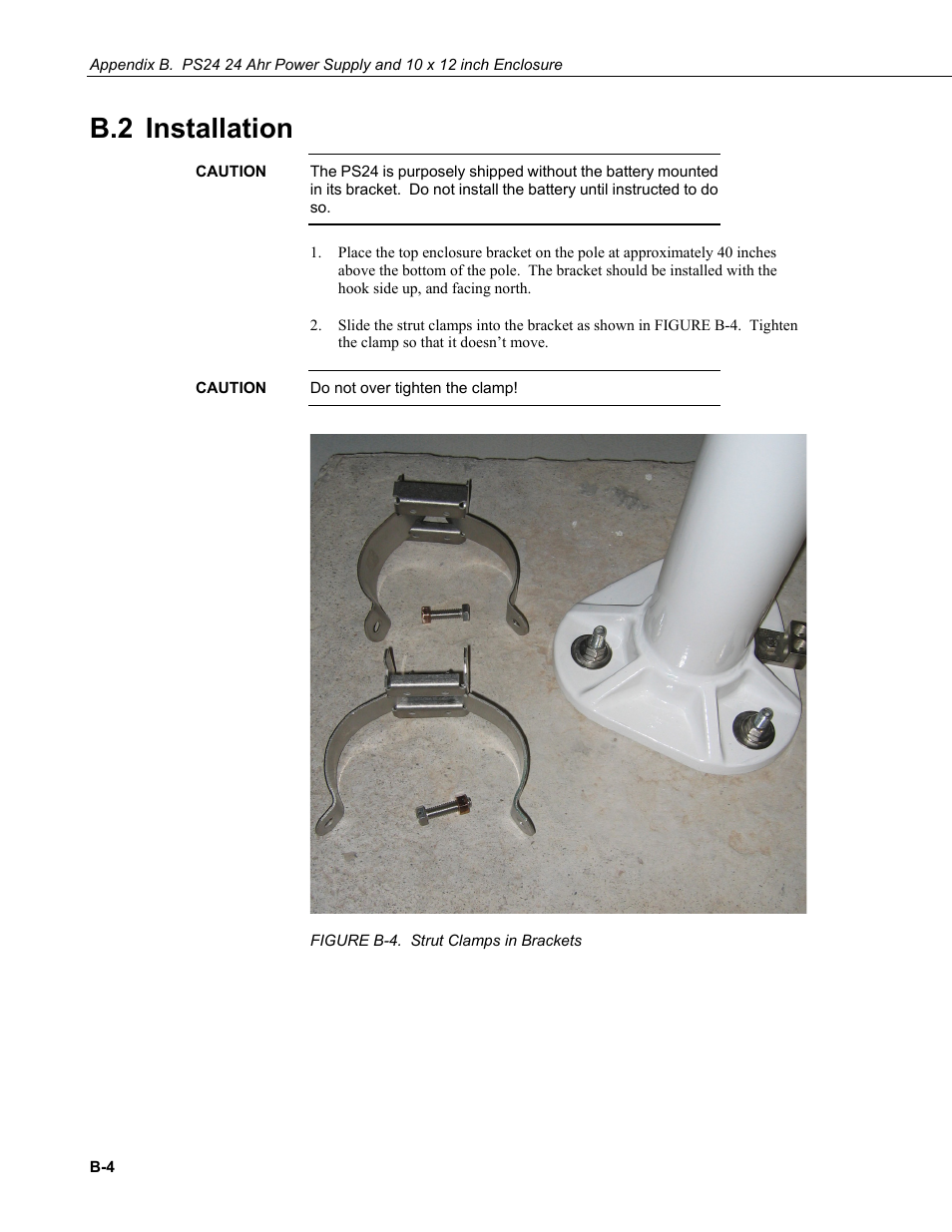 B.2 installation | Campbell Scientific T.Weather T107 Toro Weather Station User Manual | Page 84 / 106
