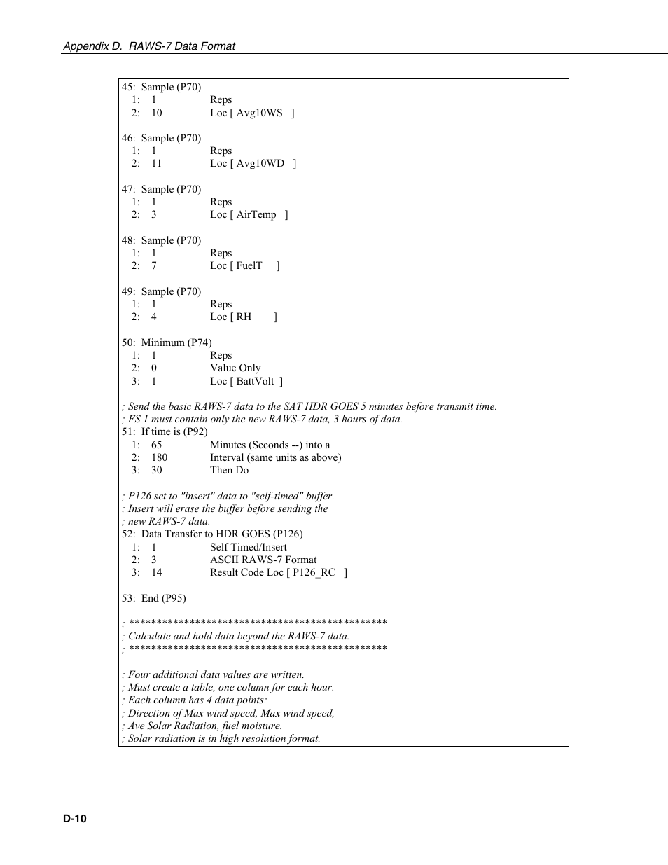 Campbell Scientific TX312 High Data Rate GOES Transmitter User Manual | Page 58 / 96