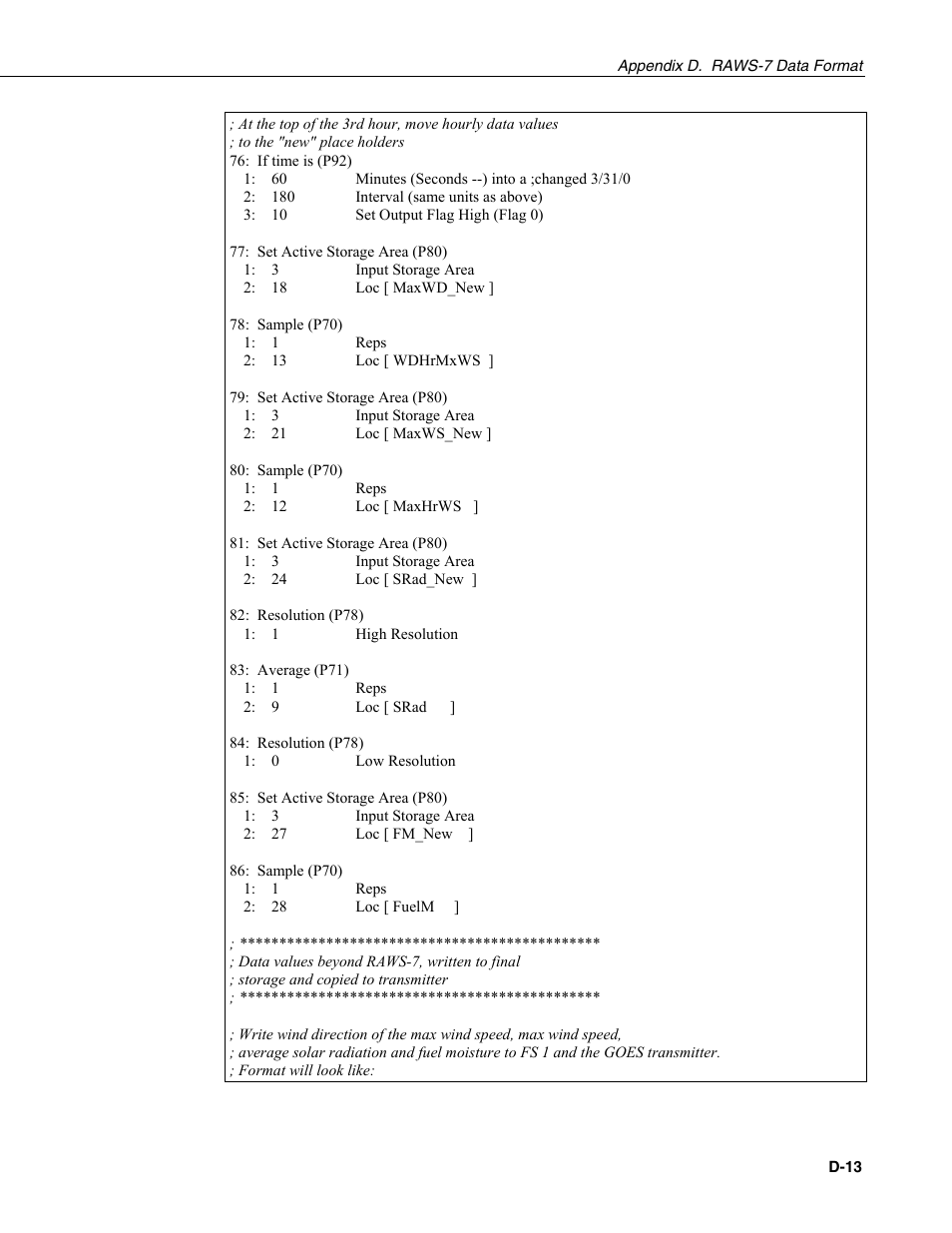 Campbell Scientific TX312 High Data Rate GOES Transmitter User Manual | Page 61 / 96