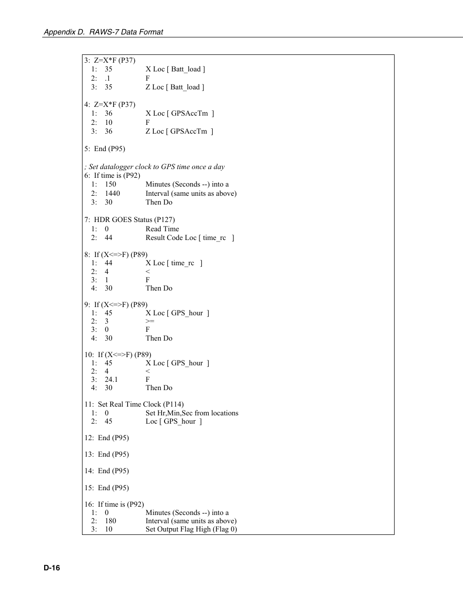 Campbell Scientific TX312 High Data Rate GOES Transmitter User Manual | Page 64 / 96