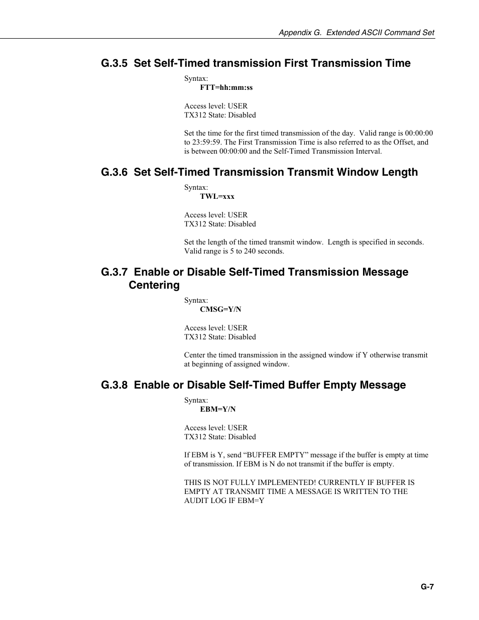 Campbell Scientific TX312 High Data Rate GOES Transmitter User Manual | Page 79 / 96