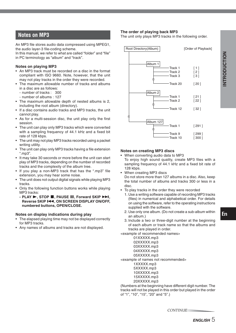 Introduction | Aiwa XD-DV270 User Manual | Page 5 / 39