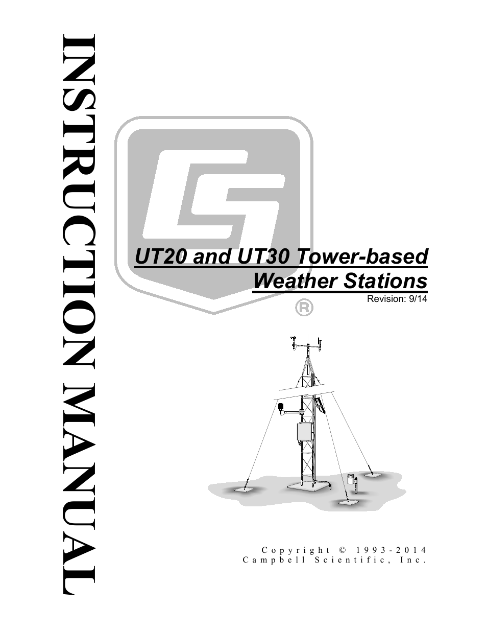 Campbell Scientific UT20 and UT30 Tower-based Weather Stations User Manual | 74 pages