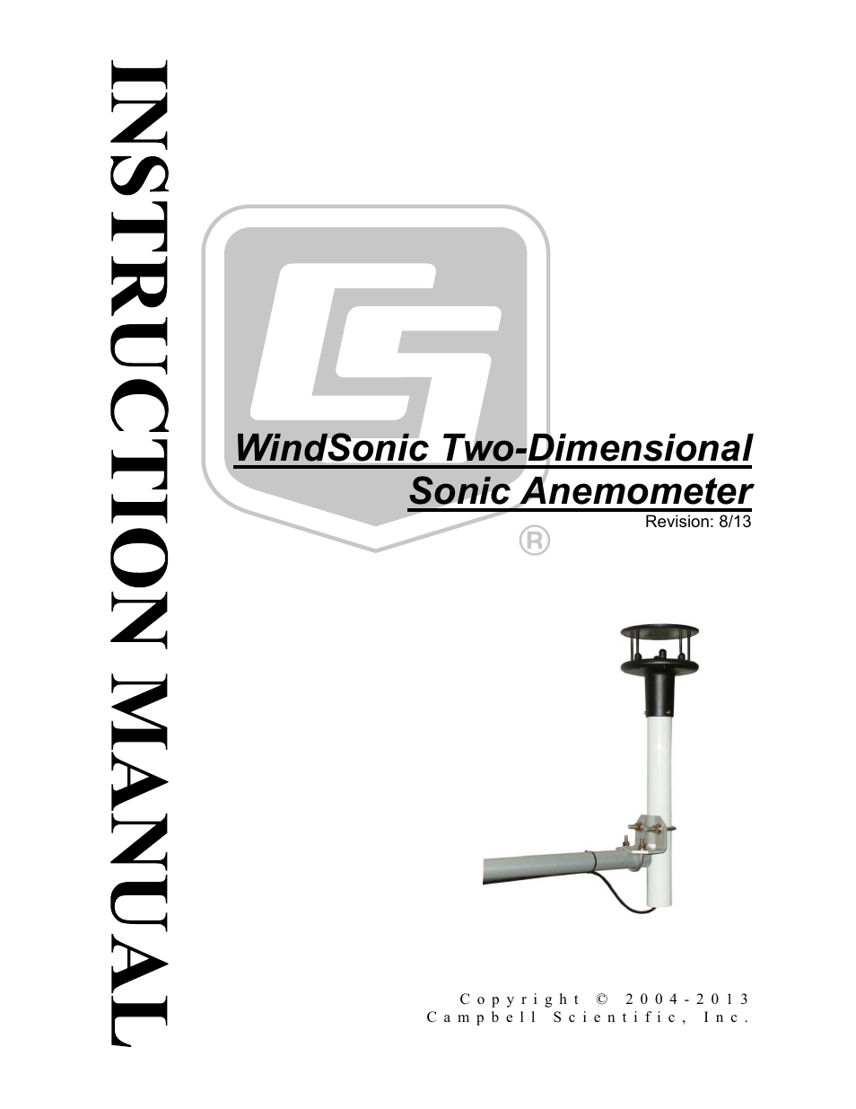 Campbell Scientific WINDSONIC 2-D Sonic Wind Sensors User Manual | 46 pages