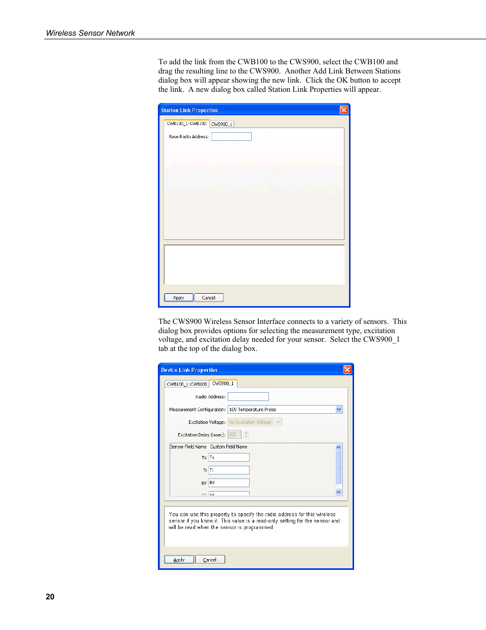 Campbell Scientific Wireless Sensor Network (CWB100, CWS220, and CWS900) User Manual | Page 28 / 70