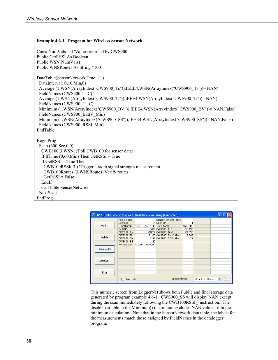 Campbell Scientific Wireless Sensor Network (CWB100, CWS220, and CWS900) User Manual | Page 44 / 70