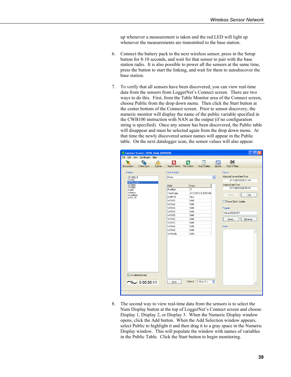 Campbell Scientific Wireless Sensor Network (CWB100, CWS220, and CWS900) User Manual | Page 47 / 70