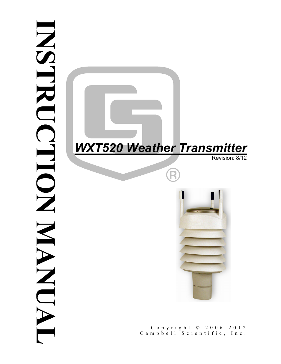 Campbell Scientific WXT520 Weather Transmitter User Manual | 22 pages