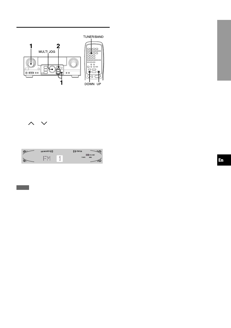 Presetting stations, Preset number tuning | Aiwa AV-D97 User Manual | Page 15 / 80