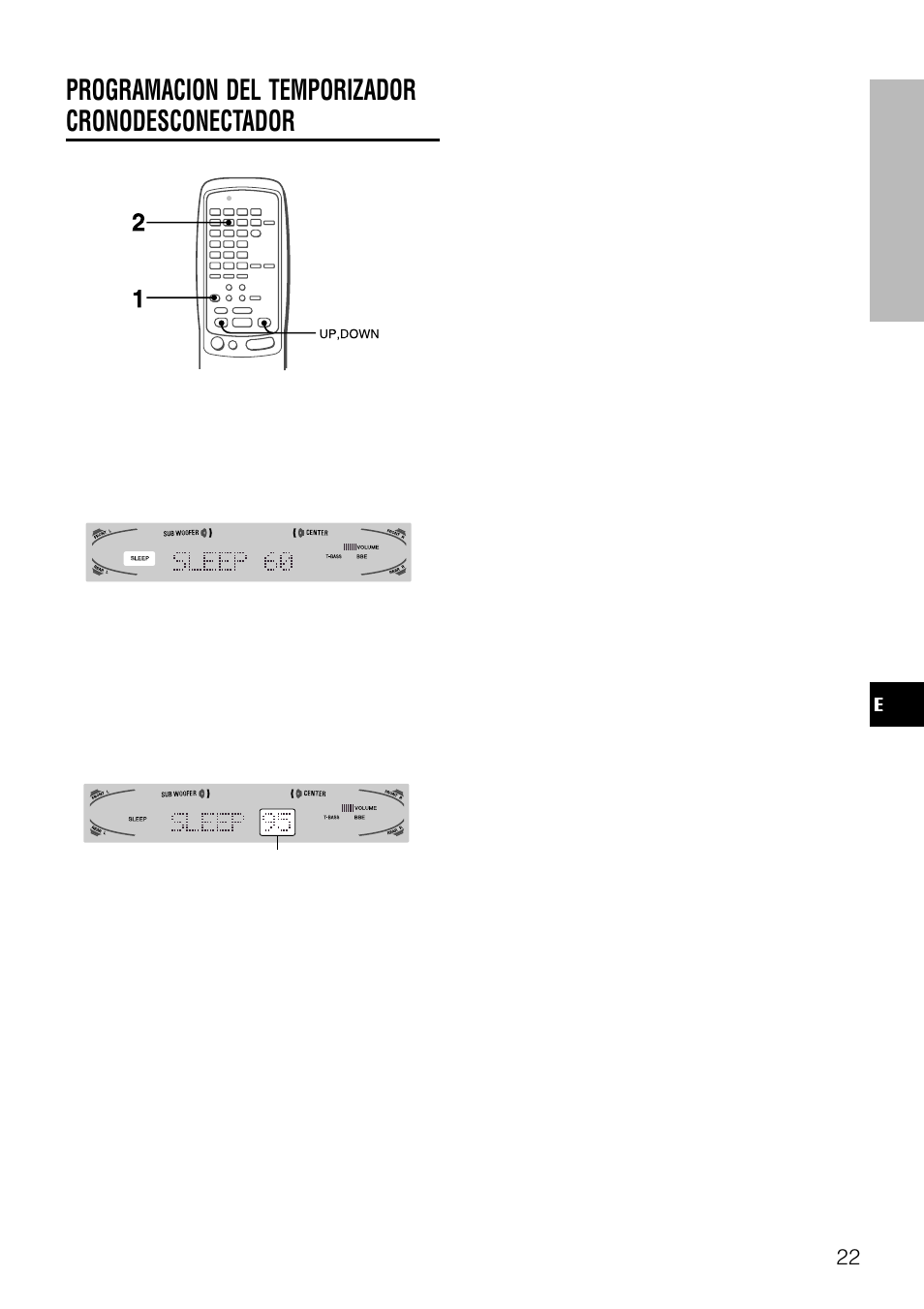 Programacion del temporizador cronodesconectador | Aiwa AV-D97 User Manual | Page 54 / 80