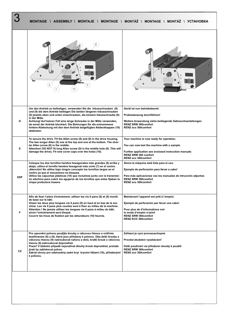 Renz eco360comfort User Manual | Page 4 / 8