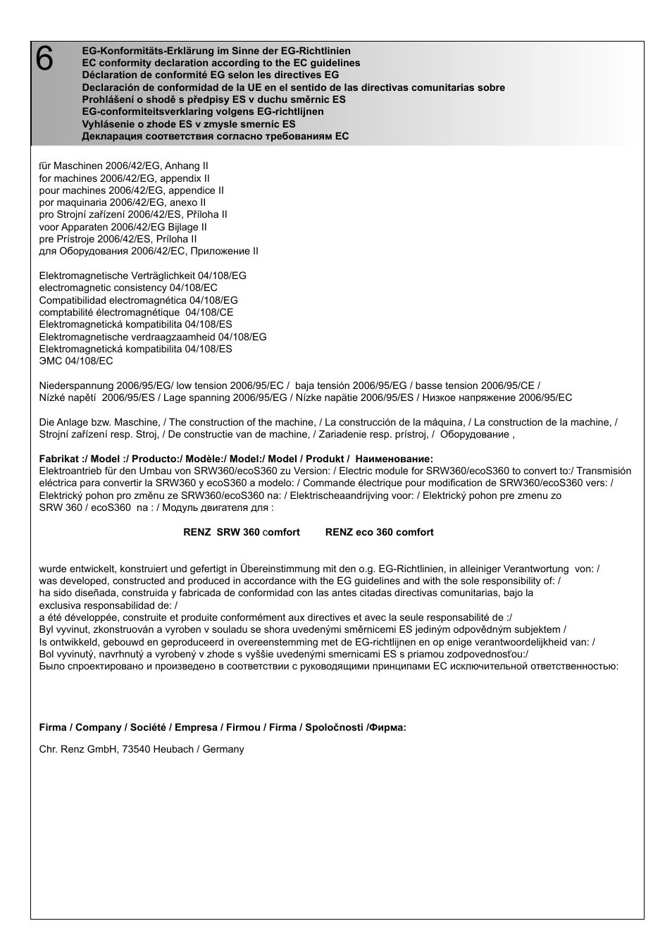 Renz eco360comfort User Manual | Page 7 / 8