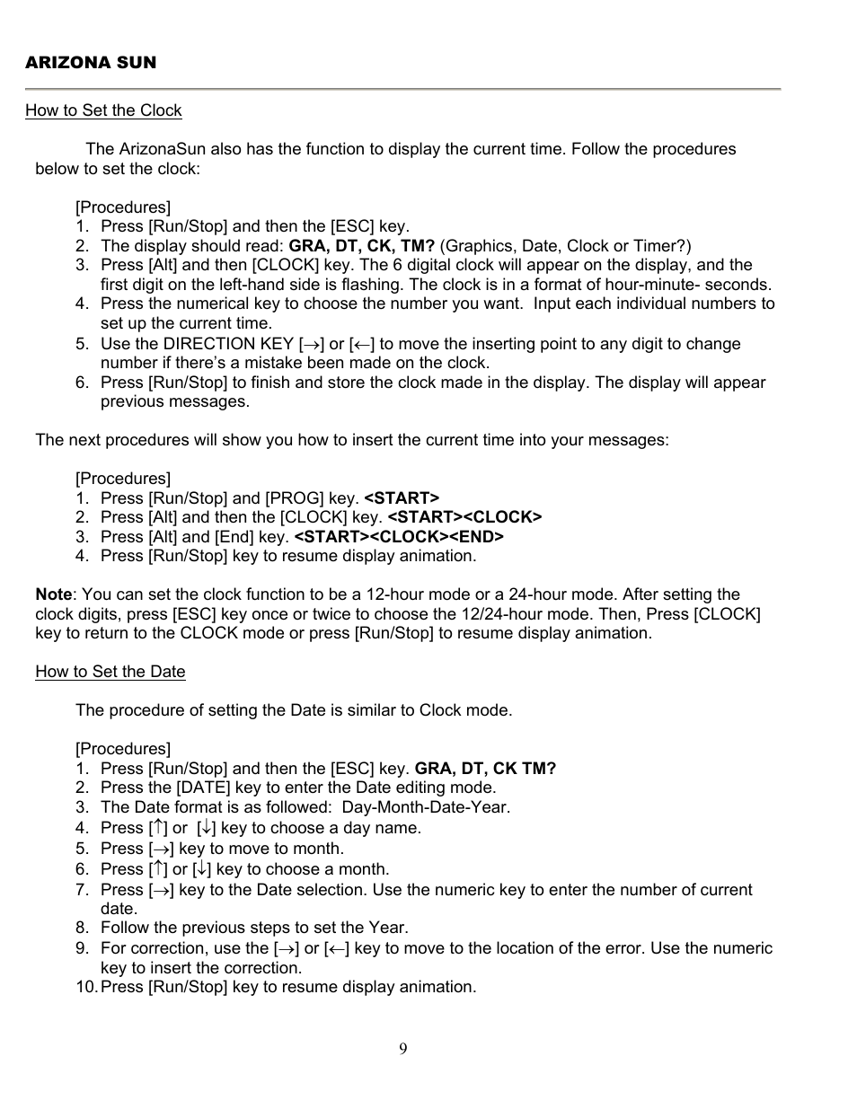 Pro-Lite ArizonaSun User Manual | Page 10 / 18