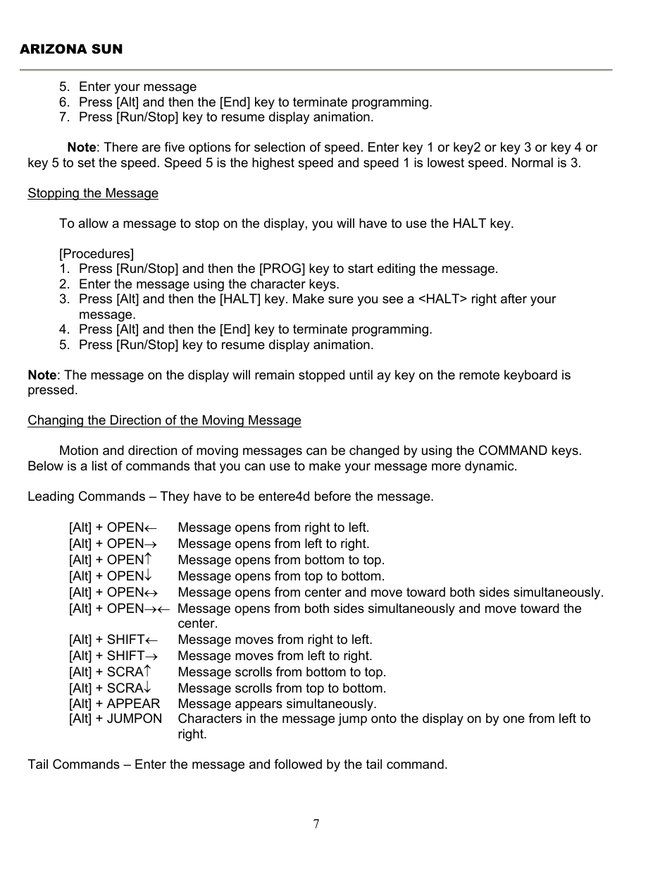 Pro-Lite ArizonaSun User Manual | Page 8 / 18