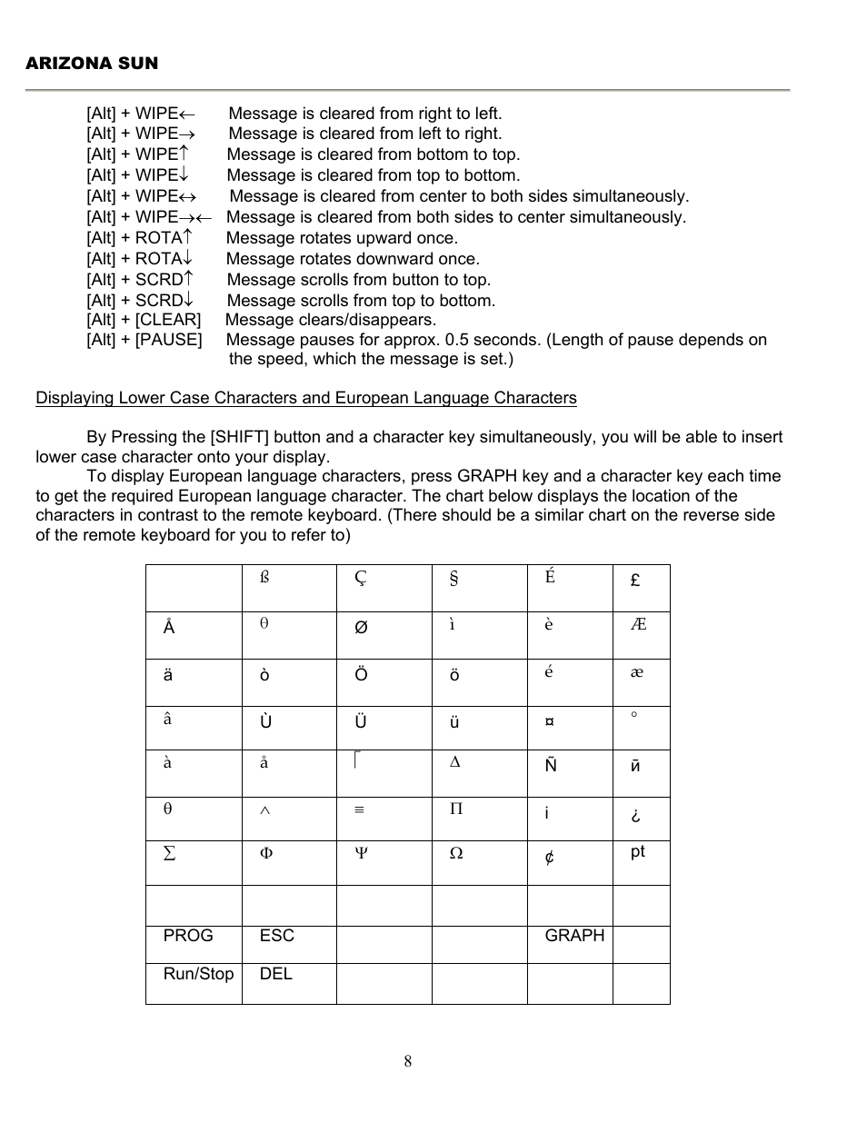 Pro-Lite ArizonaSun User Manual | Page 9 / 18