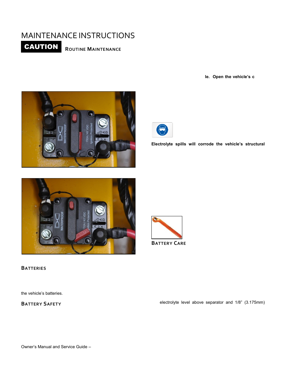 Routine maintenance, Batteries, Battery safety | Battery care, Maintenance, Instructions, Caution | Wesley SCT-7750-8AC User Manual | Page 20 / 44