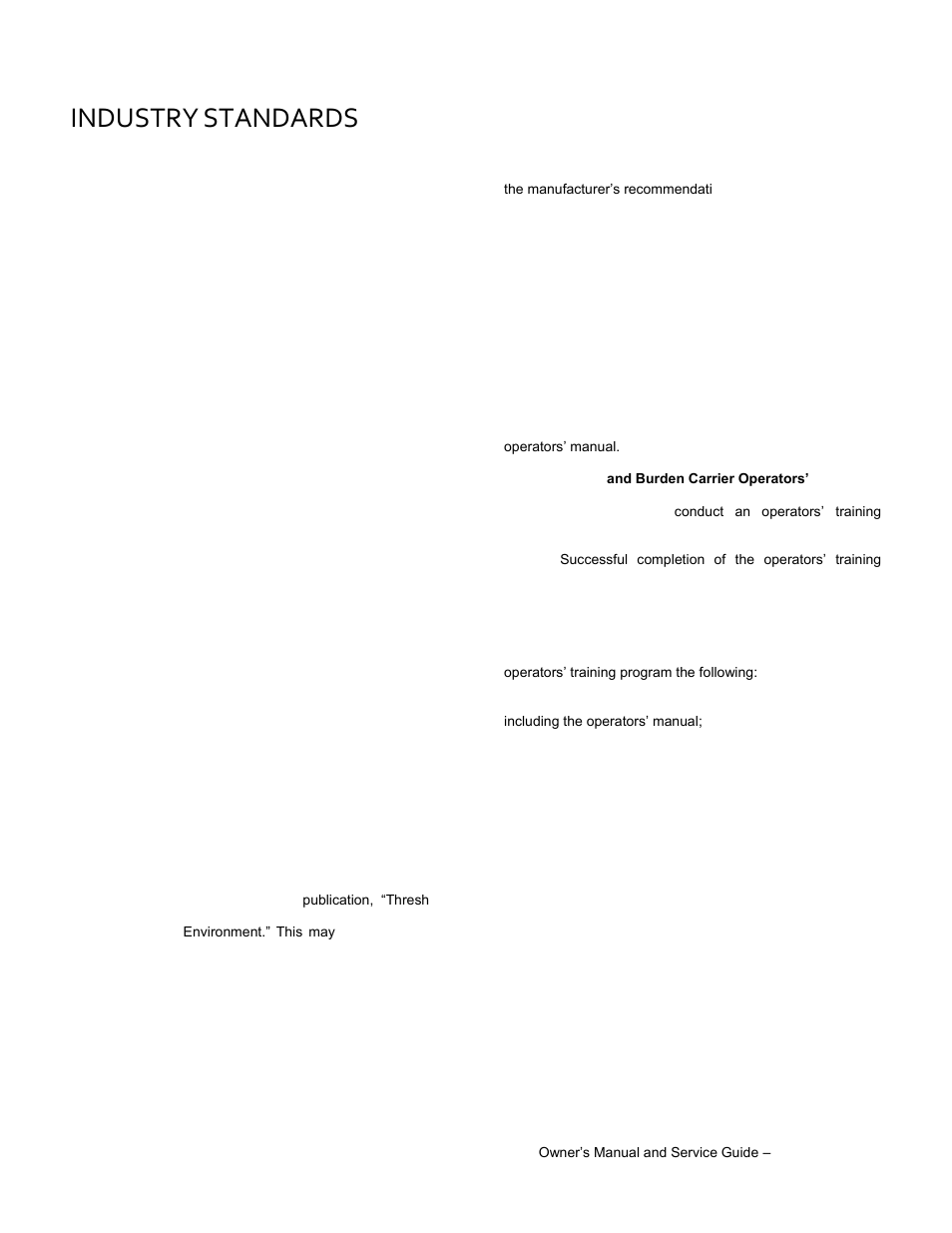 Industry, Standards | Wesley SCT-7750-8AC User Manual | Page 9 / 44