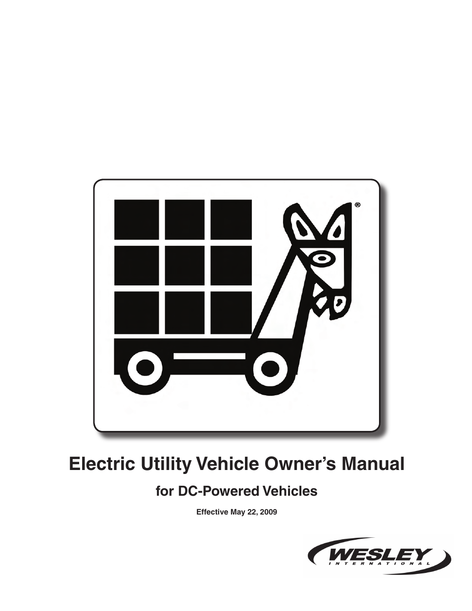 Wesley Pack Mule User Manual | 32 pages
