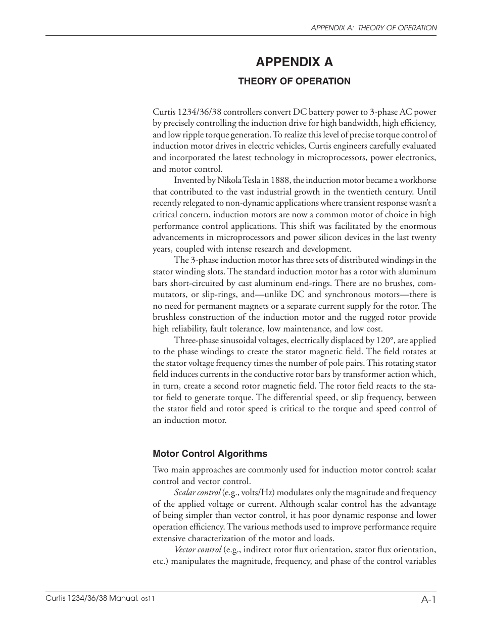 Appendix a | Wesley BC-620-4CA User Manual | Page 125 / 134