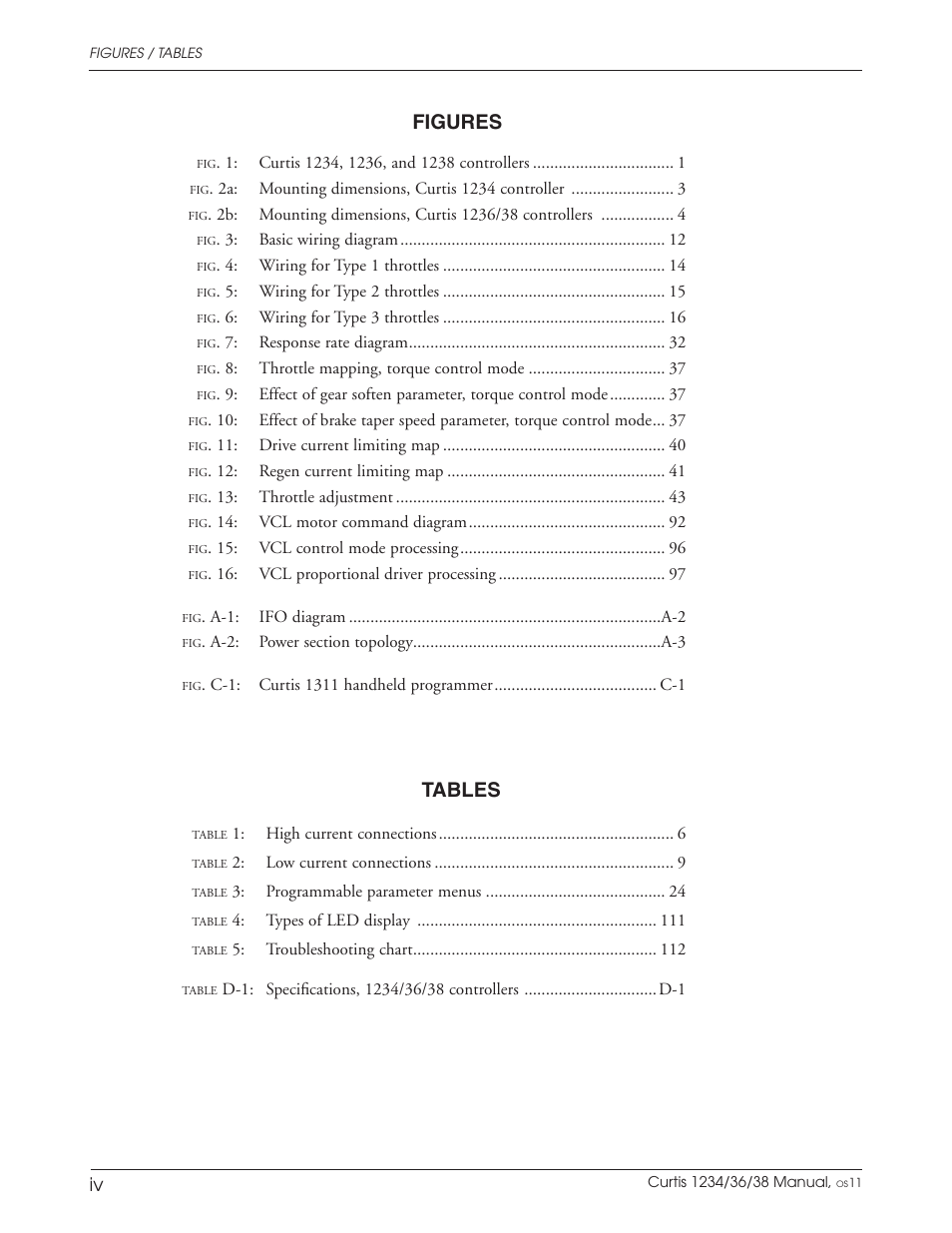 Figures, Tables | Wesley BC-620-4CA User Manual | Page 4 / 134