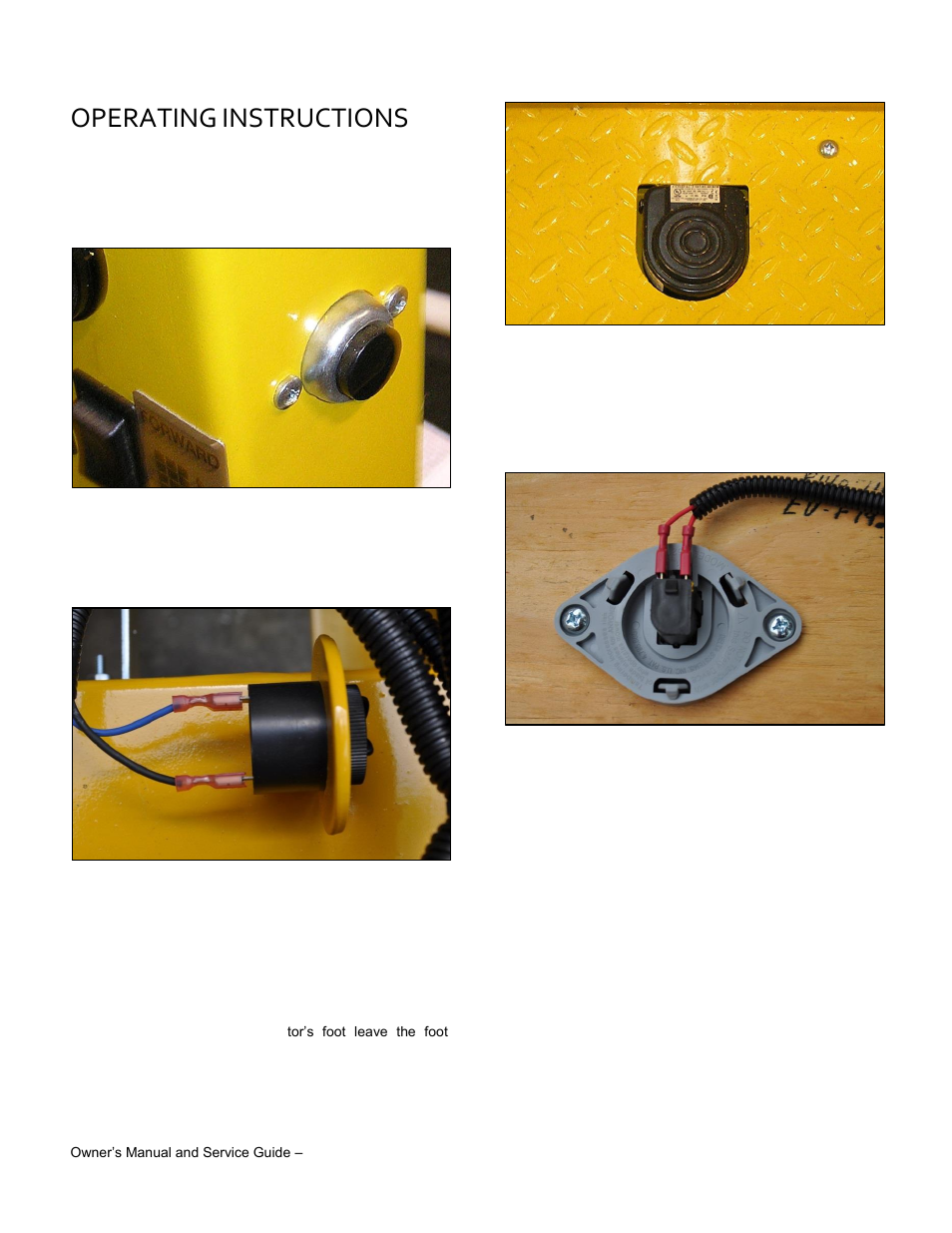 Operating, Instructions | Wesley BC-6200-8SA User Manual | Page 16 / 49