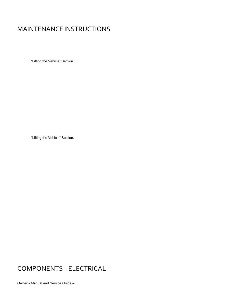 Components - electrical, Maintenance, Instructions | Wesley BC-6200-8SA User Manual | Page 24 / 49